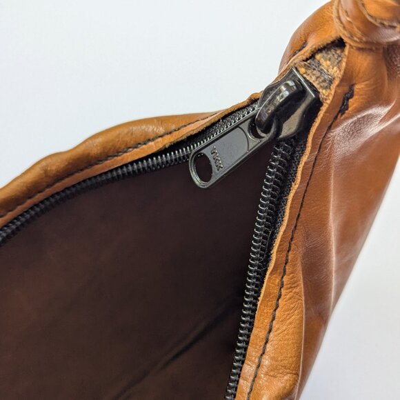 🐎 Unique Snaffle Horse Bit Brown Leather Hobo Bag - Picture 8 of 12